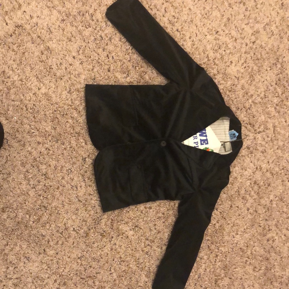 Like new boys black blazer in size 5T